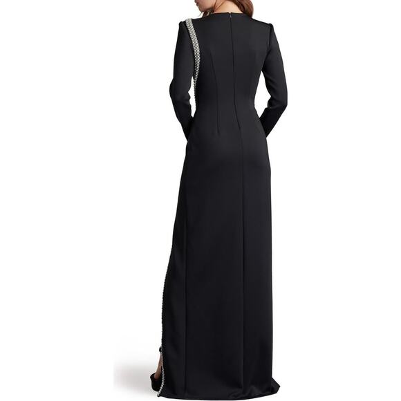 Imitation Pearl & Crystal Detail Long Sleeve Sheath Gown
SHO by Tadashi Shoji - Picture 3 of 10